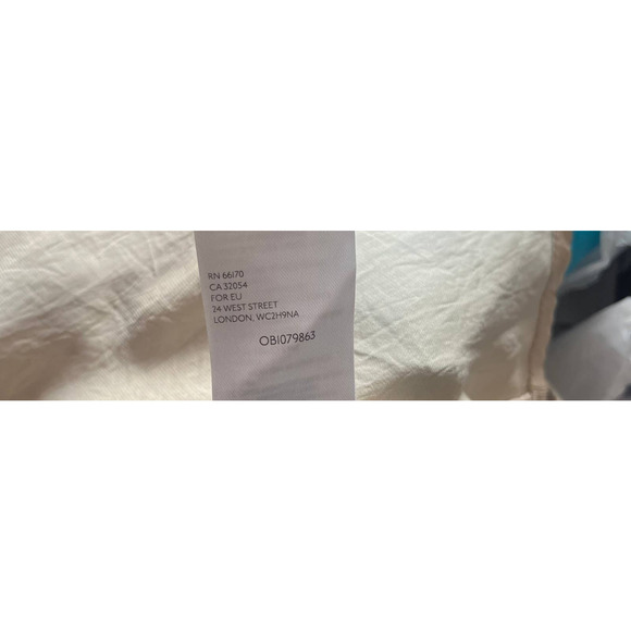 Anthropologies Maeve Romilly Blouse 14 Sleeveless Shimmery Champagne Mock Neck - Picture 10 of 11